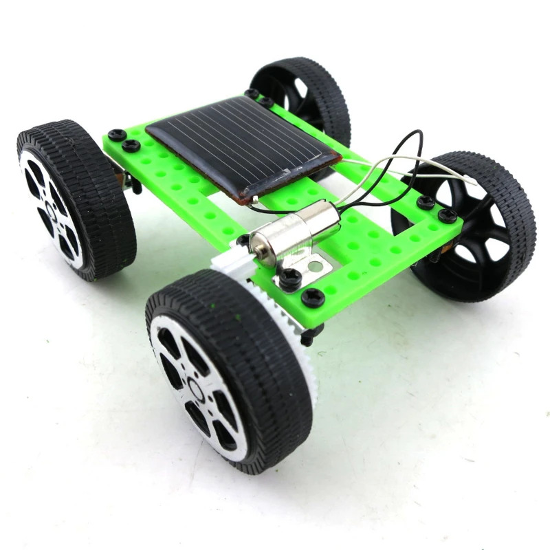 Renewable Energy For Kids - DIY ソーラーカーキット - 子供向け物理科学構築おもちゃ、再生可能エネルギー STEM 教育組み立てパズル