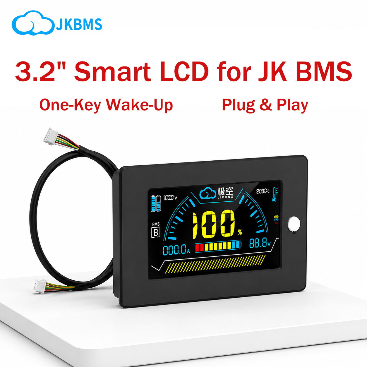 Smart Bms - JIKONG JK BMS LCD ディスプレイ画面 3.2