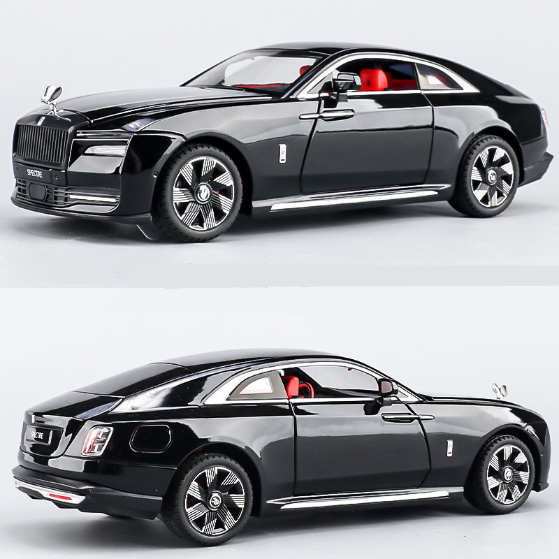 Renewable Energy Infrastructure - 1:24 ロールスロイススペクター合金豪華な新エネルギー車モデルダイキャスト & おもちゃの車両金属充電車モデルサウンドライトキッズギフト