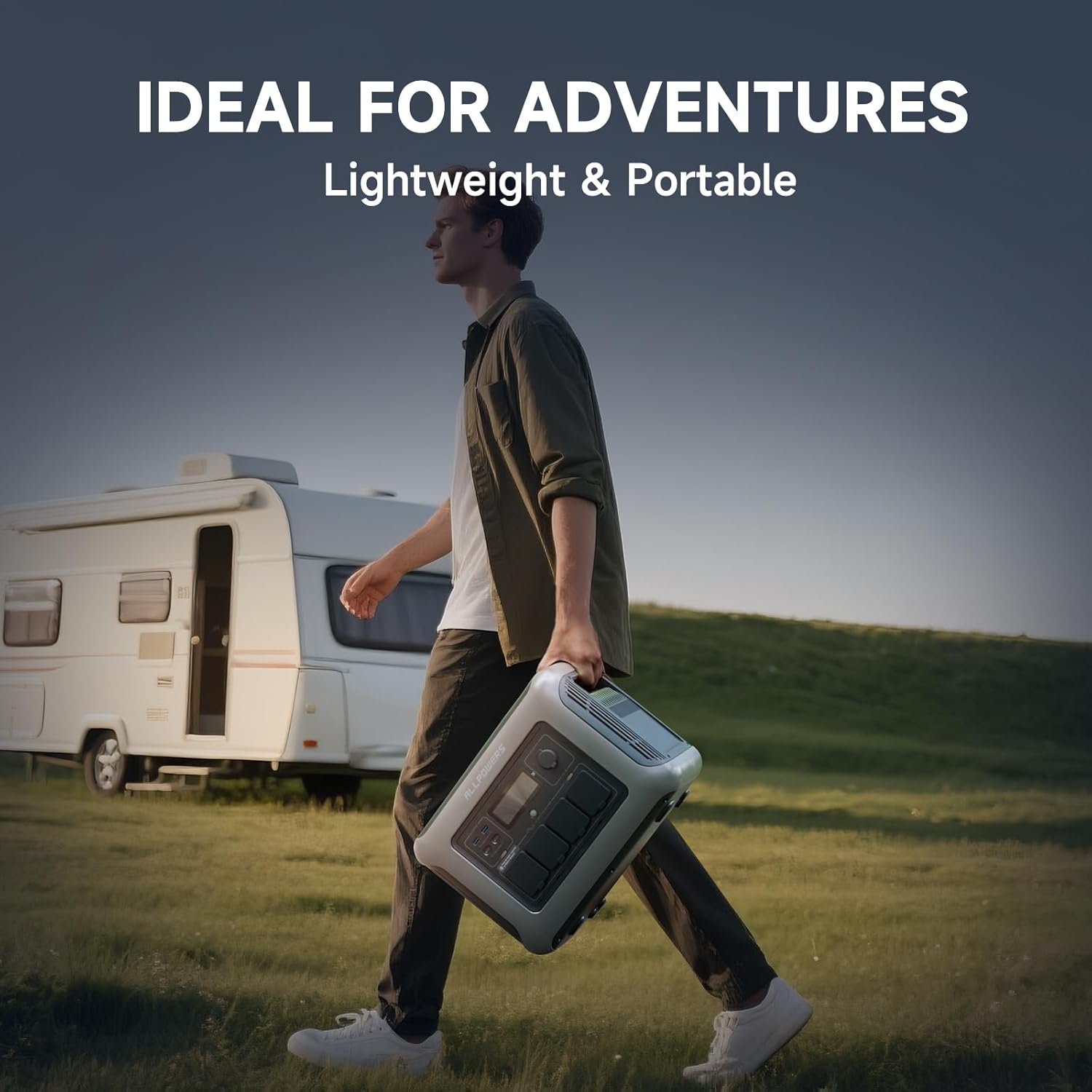 Rv Solar Kit 400W - ALLPOWERS R1500 LITE ソーラー発電機 1056Wh ポータブル電源