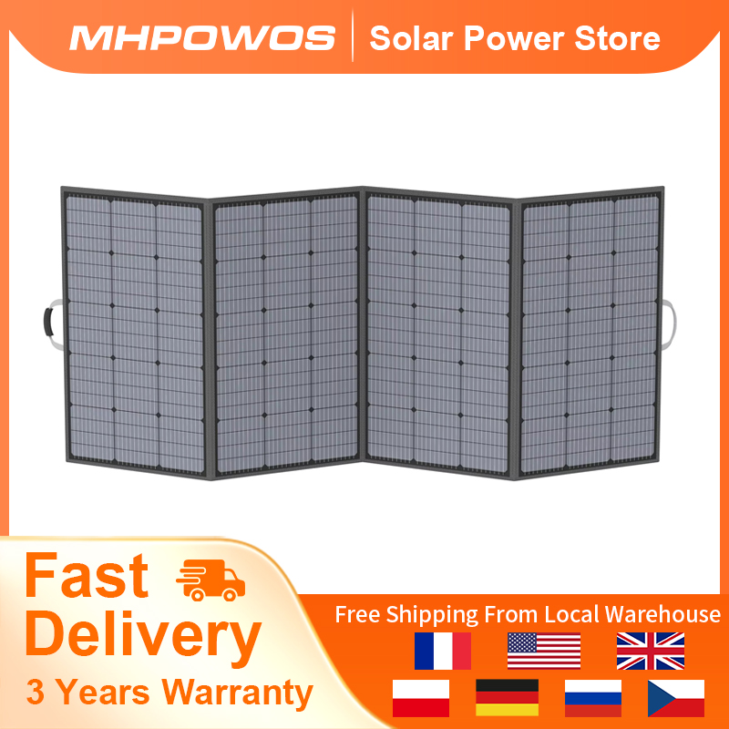 Rv Solar Kit 400W - MHPOWOS 400W、220W、110W：ポータブルソーラーパネル、折りたたみ式充電器。電源ステーション、キャンプ、RV、庭、屋根、オフグリッドシステムに。IP67防水、ETFE素材。