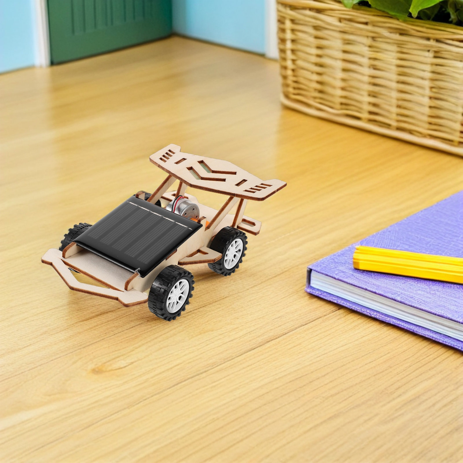 3点セットのソーラーカーキット。STEM教育に役立つ、子供向 - Renewable Energy For Kids のレビューと価格