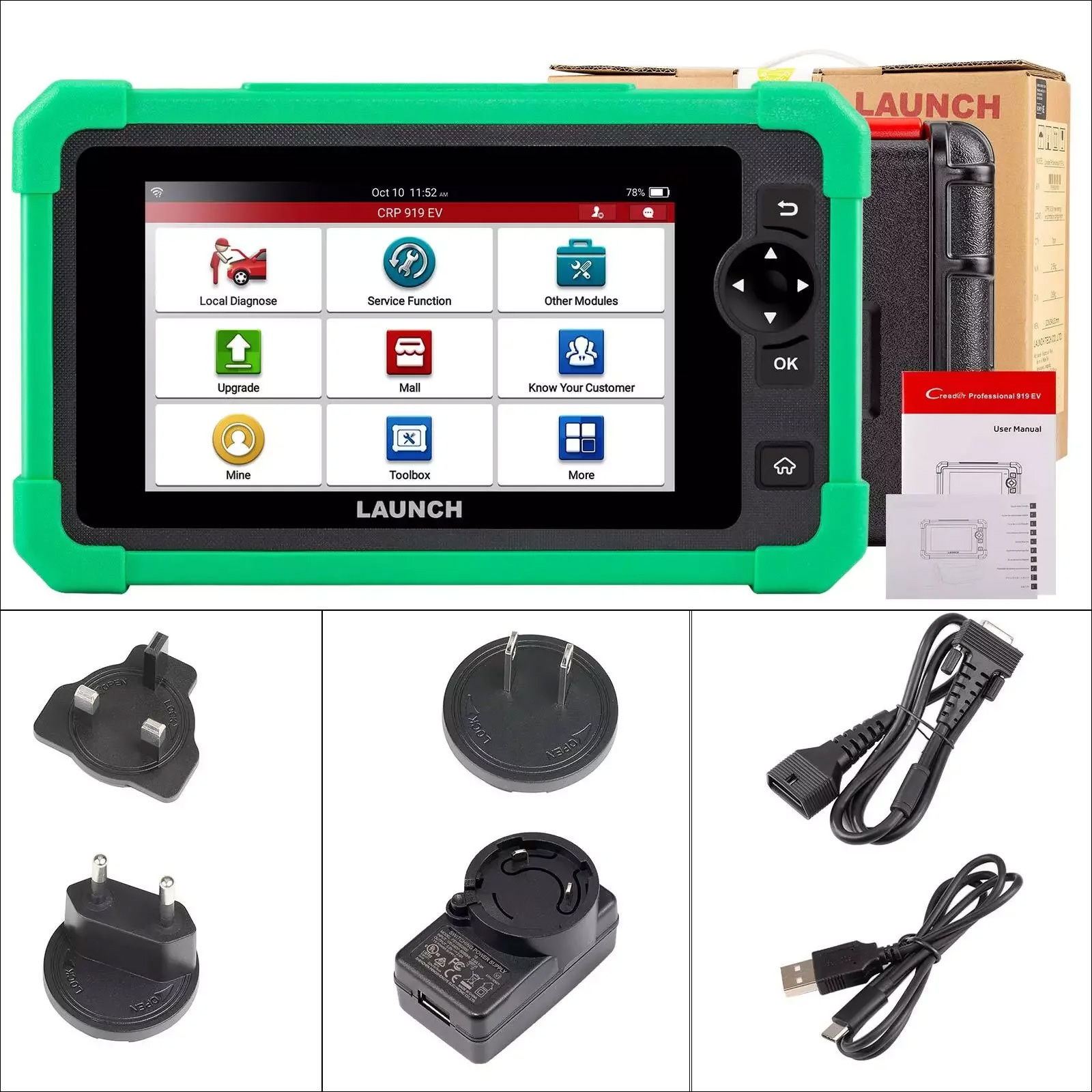 LAUNCH CRP919 EV 新エネルギー診断スキャナー - Renewable Energy Infrastructure のレビューと価格