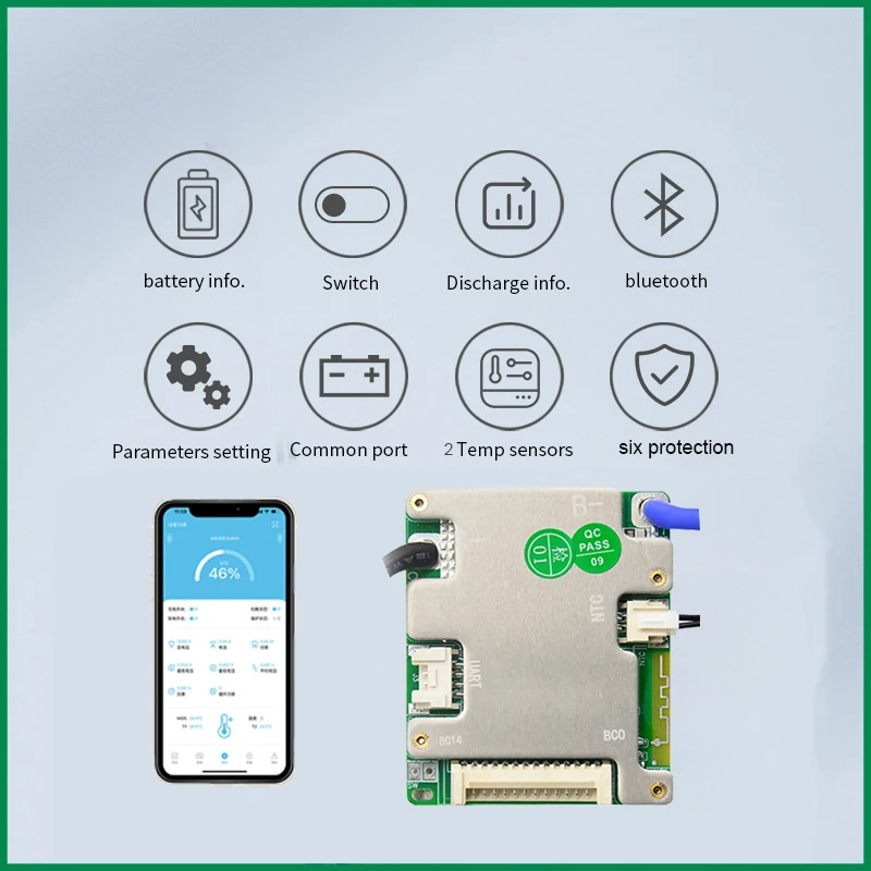 JBDスマートBMS 7S-14S 8S 9S 10S 11 - Smart Bms のレビューと価格