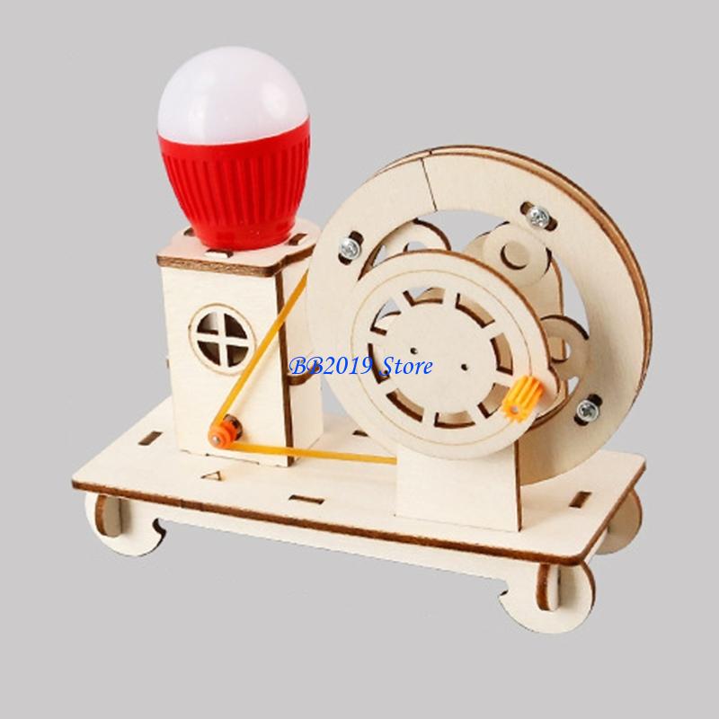 Q0KB インタラクティブ木製手動発電機科学おもちゃ教室子供 - Renewable Energy For Kids のレビューと価格
