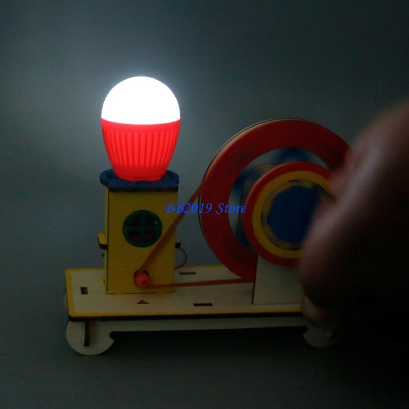 Q0KB インタラクティブ木製手動発電機科学おもちゃ教室子供 - Renewable Energy For Kids のレビューと価格